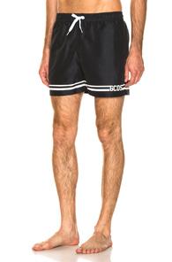Gcds Logo Swimshort In Black