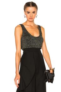 Rachel Comey Hester Tank In Black,metallics