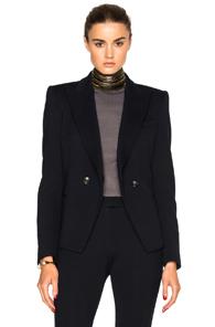 Pierre Balmain Two Button Blazer In Blue