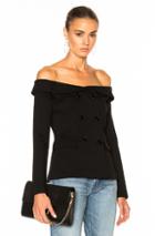 L'agence Stephan Off The Shoulder Top In Black