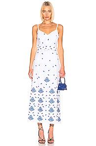 Rebecca De Ravenel Picnic Eyelet Dress In Floral,white