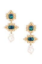 Christie Nicolaides Graciela Earrings In Green