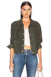 Ag Adriano Goldschmied Eliette Jacket In Green
