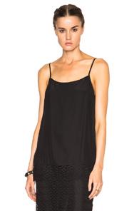 Jenni Kayne Long Lace Top In Black