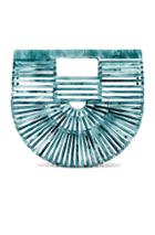 Cult Gaia Mini Acrylic Ark Bag In Blue