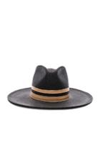 Janessa Leone Ele Fedora Hat In Black