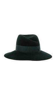 Maison Michel Virginie Hat In Green