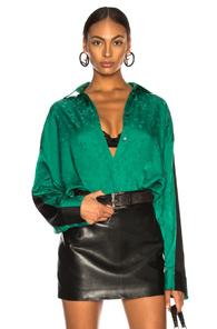 Haider Ackermann Classic Shirt In Green,floral