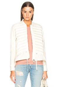 Moncler Maglia Cardigan In White
