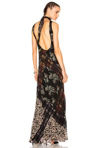Etro Alice Long Gown In Gray,green,floral