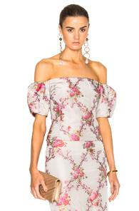 Brock Collection Boie Top In Pink,floral