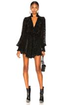Redemption Victorian Silk Dress In Black
