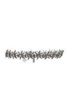 Oscar De La Renta Crystal Fireworks Choker In Metallics
