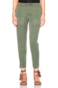 Amo Army Twist Pants In Green