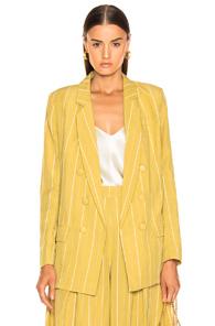 Atoir Always Ascending Blazer In Green,stripes
