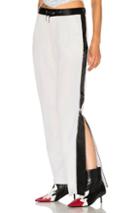 Marques ' Almeida Side Stripe Trouser Pant In White