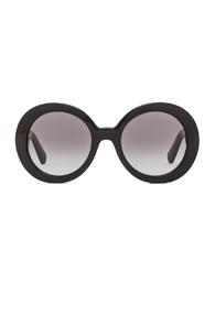 Prada Baroque Sunglasses In Black