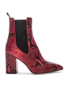 Paris Texas Ankle Boot In Animal Print,red