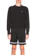 Champion Reverse Weave Crewneck Sweatshirt In Black