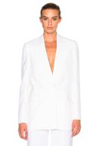 Givenchy Crepe Satin Blazer In White