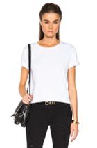 Acne Studios Vista C Cotton Tee In White