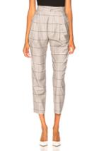 Carmen March Checked Trouser In Gray,plaid