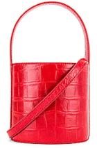 Staud Bissett Bag In Red