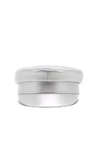 Ruslan Baginskiy For Fwrd Baker Boy Cap In Metallics
