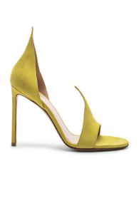 Francesco Russo Flame Heels In Yellow