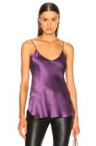 Nili Lotan Isabella Cami Top In Purple