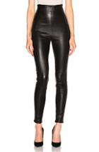 Theperfext Fwrd Exclusive Jessica High Waisted Leather Leggings In Black