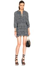 Apiece Apart Puebla Wabi Dress In Blue,abstract