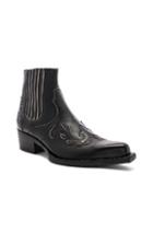 Calvin Klein 205w39nyc Leather Cal Calvert 14 In Black