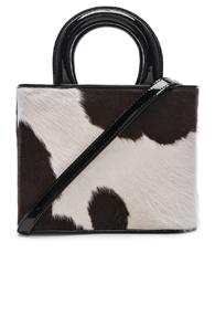 Staud Nic Bag In Animal Print,black,brown