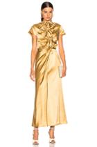 Saloni Kelly Dress Xo In Yellow