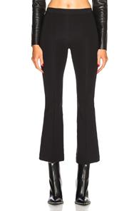 Helmut Lang Cropped Flare Legging In Black