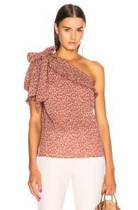 Ulla Johnson Alene Top In Floral,red
