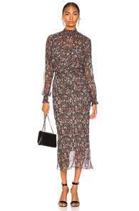 Veronica Beard Felice Dress In Black,floral