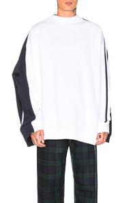 Y Project Double Sweater In Blue,white