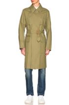 Stella Mccartney Trench In Green