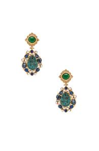 Christie Nicolaides Madelina Earrings In Metallics,blue