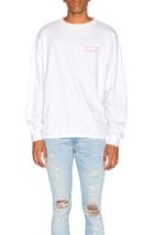 Martine Rose Classic Long Sleeve Tee In White