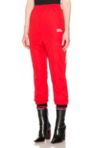 Vetements Track Pants In Red