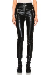 Isabel Marant Arnold Stretch Leather Pants In Black