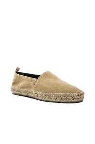 Loewe Suede Espadrilles In Neutrals