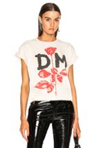 Madeworn Depeche Mode Rose Tee In Neutrals