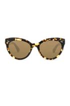Oliver Peoples Roella Polarized Sunglasses In Brown,animal Print