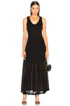 Raquel Allegra Pleated Medley Dress In Black