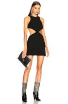 Fausto Puglisi Cut Out Mini Dress In Black