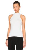 Dion Lee Pinacle Rib Top In White